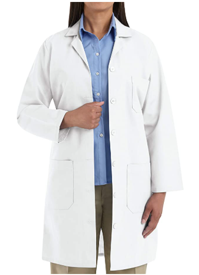 Button Down Lab Coat