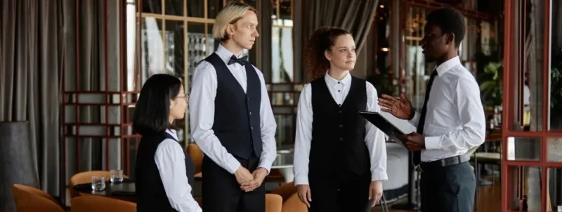 Custom hospitality uniforms UAE for hotels and restaurants in Dubai